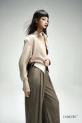 Planny Ver2. Nude Shirt & Front & Back Ash Grey Pants